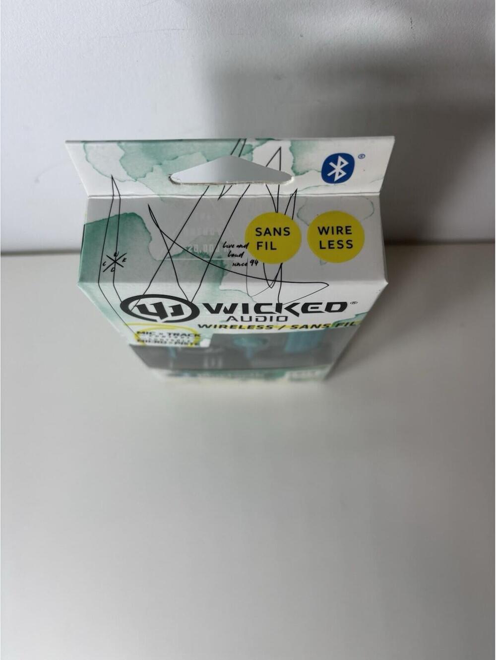 Wicked Audio Omen Wireless Bluetooth Earbuds Teal w/ Mic – NEW Sealed - Picture 5 of 5